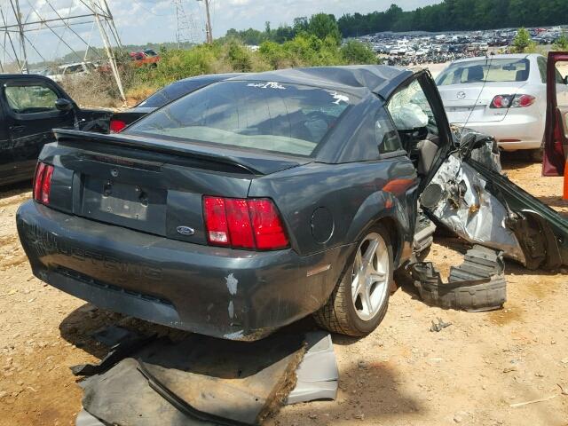 1FAFP404X2F199712 - 2002 FORD MUSTANG CHARCOAL photo 4