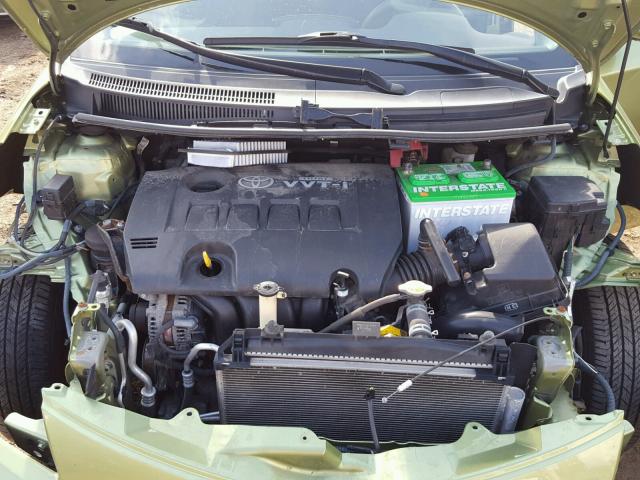 JTKKU10439J048761 - 2009 TOYOTA SCION XD GREEN photo 7