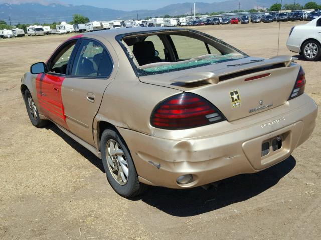 1G2NF52E03C332781 - 2003 PONTIAC GRAND AM S Qəhvəyi foto 3