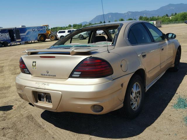 1G2NF52E03C332781 - 2003 PONTIAC GRAND AM S Qəhvəyi foto 4