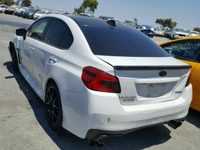 JF1VA1J66F9825319 - 2015 SUBARU WRX LIMITE WHITE photo 3