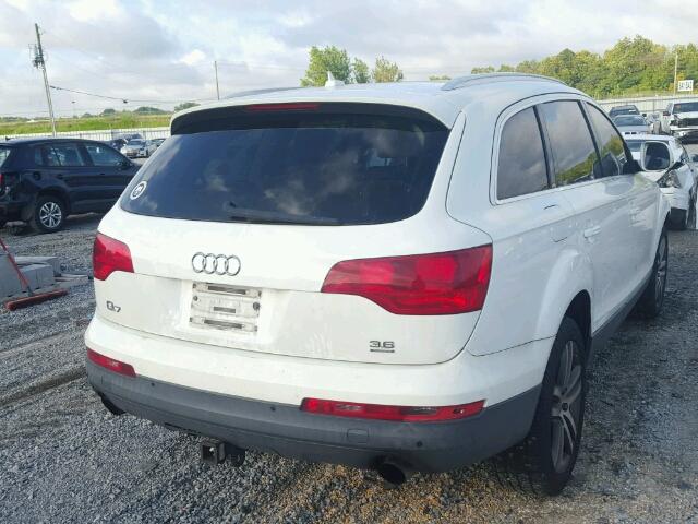 WA1BY74L08D021461 - 2008 AUDI Q7 3.6 QUA WHITE photo 4