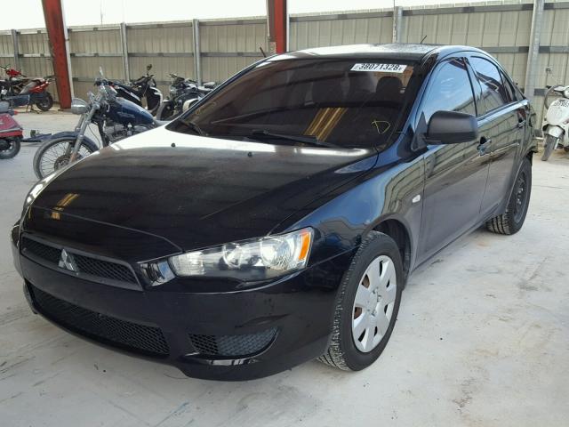 JA3AU16U79U001725 - 2009 MITSUBISHI LANCER DE BLACK photo 2