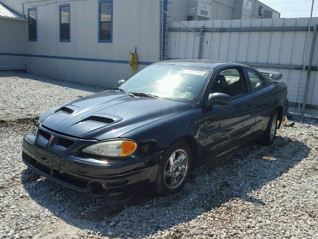 1G2NV12EX4C111170 - 2004 PONTIAC GRAND AM G BLACK photo 2