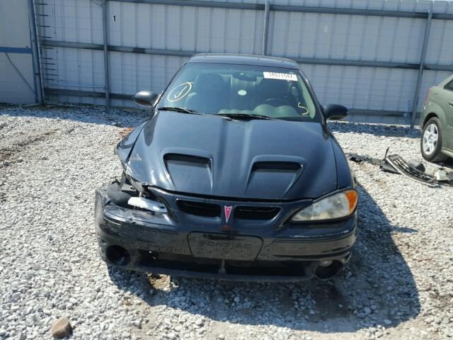 1G2NV12EX4C111170 - 2004 PONTIAC GRAND AM G BLACK photo 9