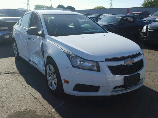 1G1PC5SH6C7271588 - 2012 CHEVROLET CRUZE LS WHITE photo 1