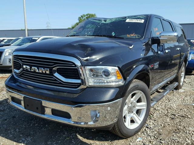 1C6RR7PM0GS160271 - 2016 RAM 1500 LONGH BLACK photo 2