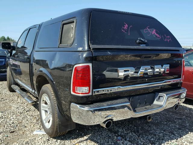 1C6RR7PM0GS160271 - 2016 RAM 1500 LONGH BLACK photo 3