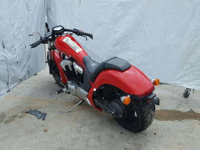 JH2SC61N6DK101378 - 2013 HONDA VT1300 CX RED photo 3