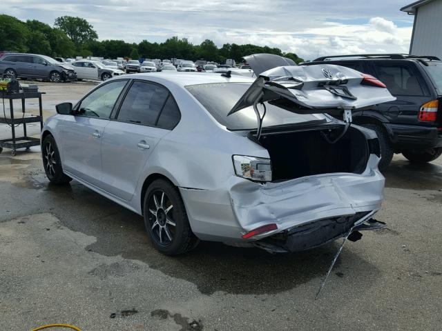 3VW2K7AJ8FM315697 - 2015 VOLKSWAGEN JETTA BASE Արծաթագույն լուսանկար 3