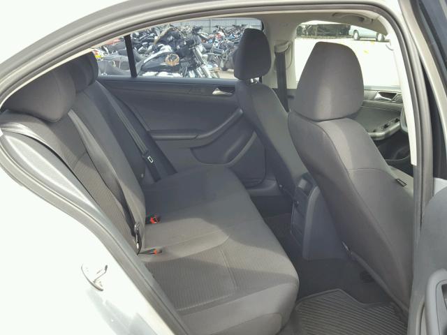 3VW2K7AJ8FM315697 - 2015 VOLKSWAGEN JETTA BASE Արծաթագույն լուսանկար 6