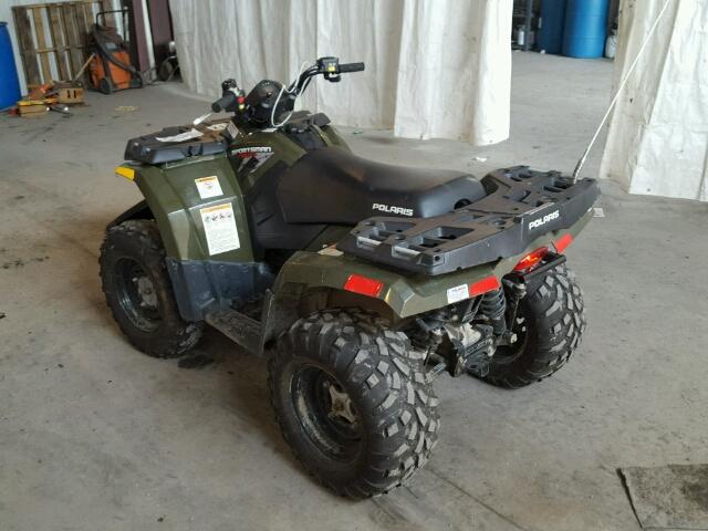 4XALH46A4AB799050 - 2010 POLARIS SPORTSMAN GREEN photo 3