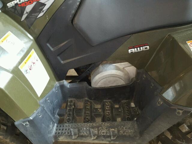 4XALH46A4AB799050 - 2010 POLARIS SPORTSMAN GREEN photo 7