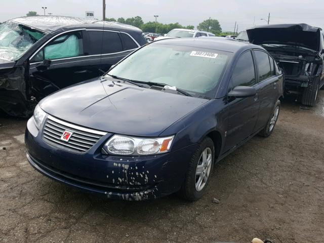 1G8AJ58F37Z205514 - 2007 SATURN ION LEVEL BLUE photo 2
