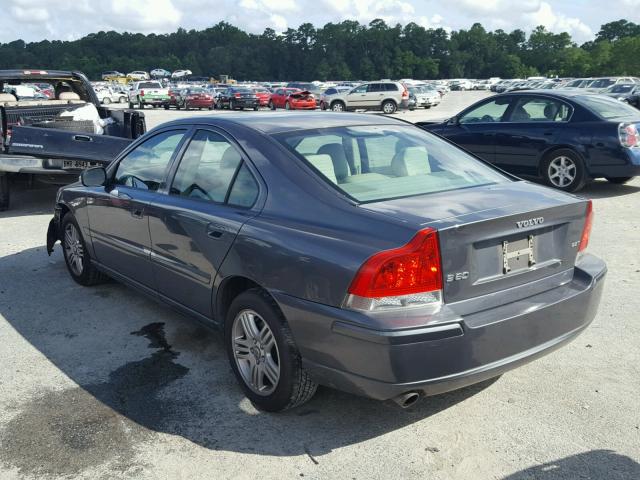 YV1RS592882694756 - 2008 VOLVO S60 2.5T GRAY photo 3
