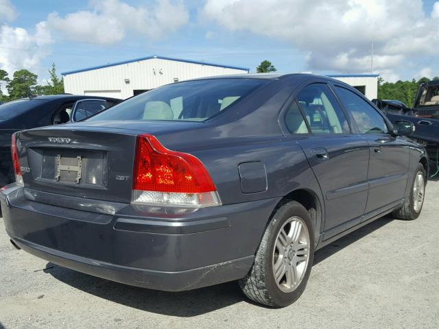 YV1RS592882694756 - 2008 VOLVO S60 2.5T GRAY photo 4