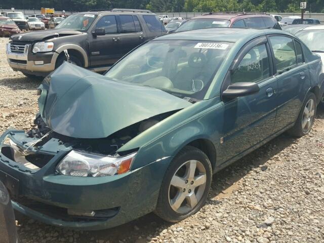 1G8AK55B27Z183732 - 2007 SATURN ION LEVEL GREEN photo 2