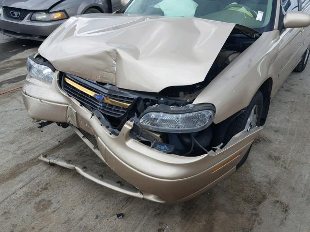 1G1NE52J63M608878 - 2003 CHEVROLET MALIBU LS GOLD photo 9