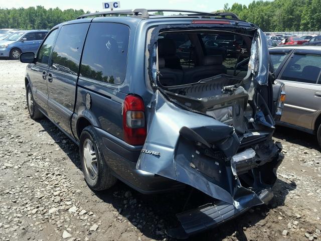 1GNDX13E54D267862 - 2004 CHEVROLET VENTURE LU BLUE photo 3