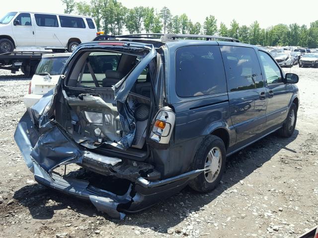 1GNDX13E54D267862 - 2004 CHEVROLET VENTURE LU BLUE photo 4