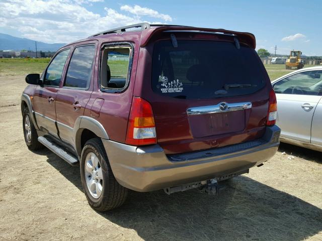4F2CZ96133KM35935 - 2003 MAZDA TRIBUTE ES 栗色 照片 3