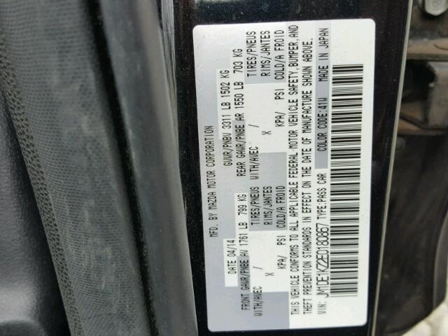 JM1DE1KZ2E0180867 - 2014 MAZDA MAZDA2 SPO 黑色 照片 10