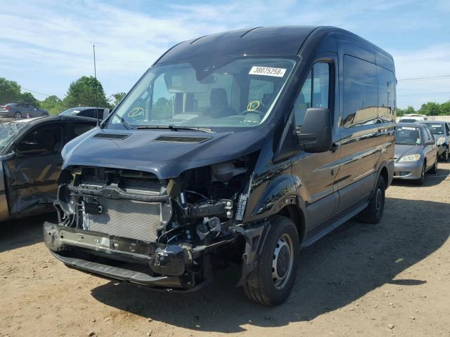 1FMZK1CM6HKB27109 - 2017 FORD TRANSIT T- BLACK photo 2