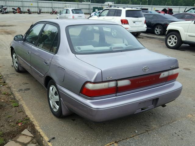 1NXBB02E1VZ648034 - 1997 TOYOTA COROLLA DX PURPLE photo 3