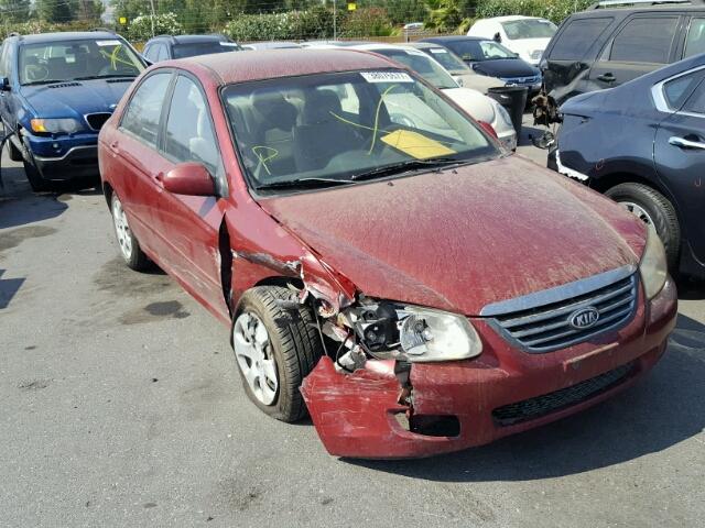 KNAFE121985522726 - 2008 KIA SPECTRA EX RED photo 1