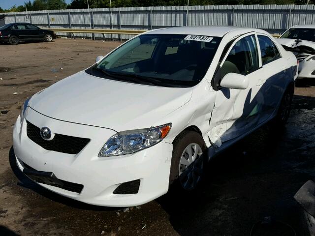 JTDBL40E79J028713 - 2009 TOYOTA COROLLA BA WHITE photo 2