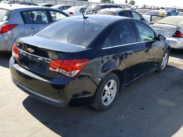 1G1PF5S96B7226469 - 2011 CHEVROLET CRUZE LT BLACK photo 4