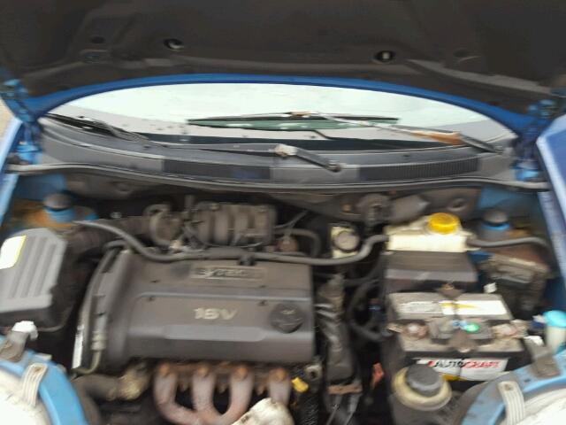 KL1TD66686B615884 - 2006 CHEVROLET AVEO BASE Bleu photo 7