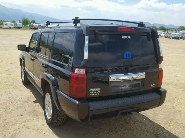1J8HG58276C300667 - 2006 JEEP COMMANDER 黑色 照片 3