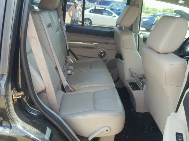 1J8HG58276C300667 - 2006 JEEP COMMANDER 黑色 照片 6