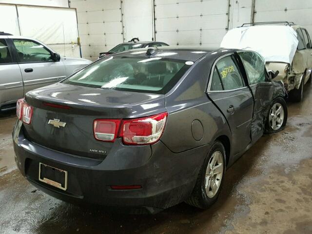 1G11B5SA8DF246131 - 2013 CHEVROLET MALIBU LS ნაცრისფერი ფოტო 4