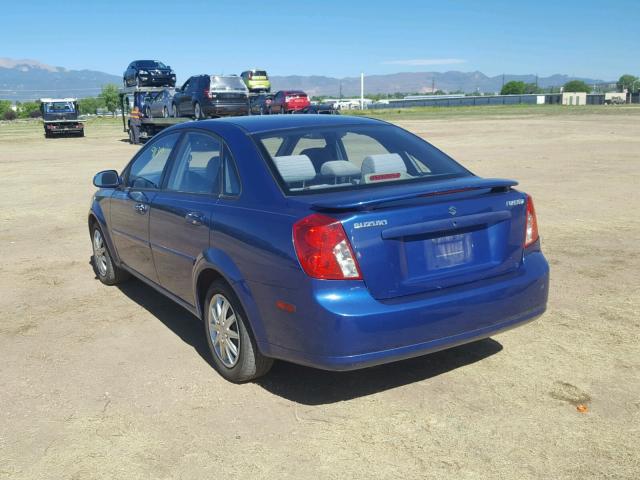 KL5JD56Z07K519372 - 2007 SUZUKI FORENZA BA BLUE photo 3