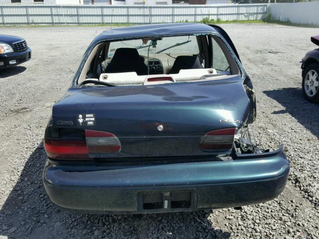 1Y1SK5267VZ455573 - 1997 GEO PRIZM BASE 绿色 照片 9