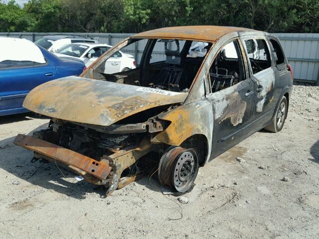 5N1BV28U17N106673 - 2007 NISSAN QUEST S BURN photo 2