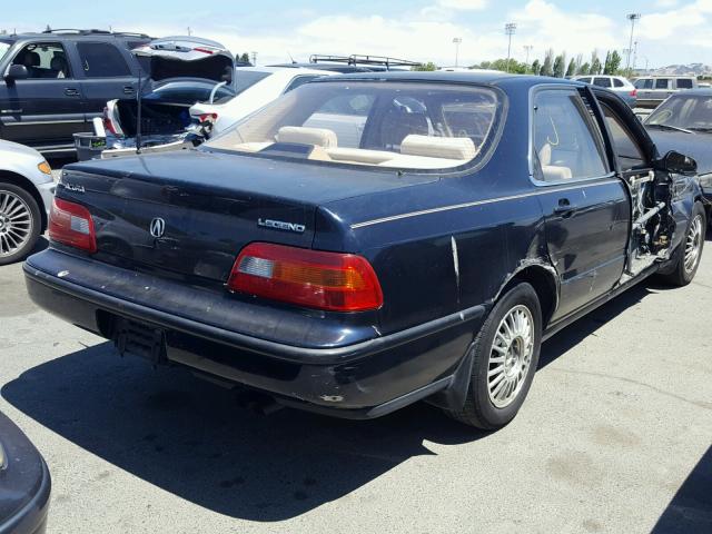 JH4KA7654NC018670 - 1992 ACURA LEGEND L BLACK photo 4