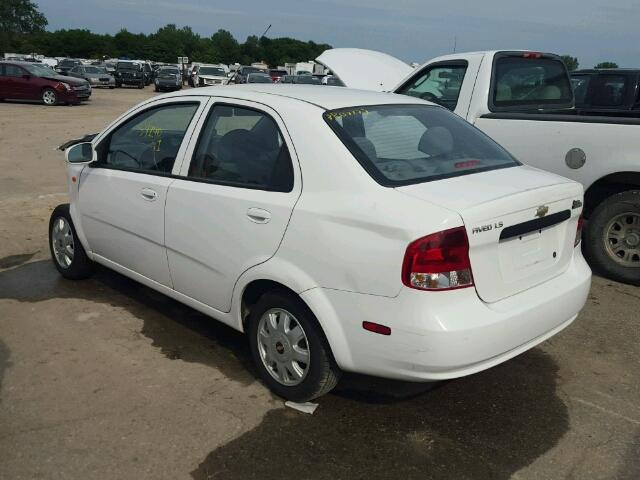 KL1TJ52674B240818 - 2004 CHEVROLET AVEO LS 白色 照片 3