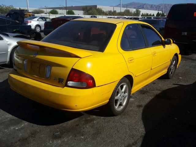 3N1AB51D13L723993 - 2003 NISSAN SENTRA SE- YELLOW photo 4