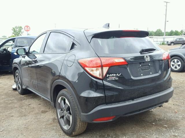 3CZRU5H59JM713321 - 2018 HONDA HR-V EX BLACK photo 3