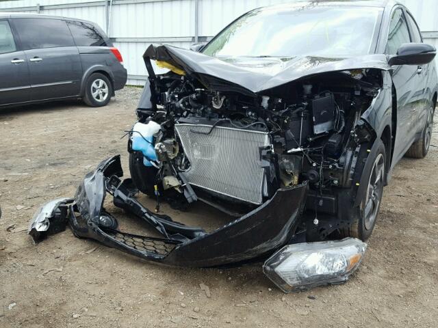 3CZRU5H59JM713321 - 2018 HONDA HR-V EX BLACK photo 9