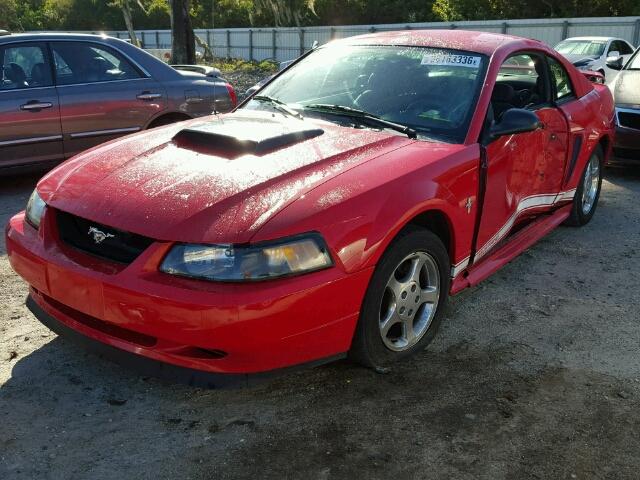 1FAFP40483F364626 - 2003 FORD MUSTANG RED photo 2