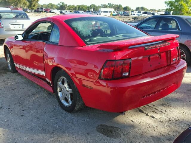 1FAFP40483F364626 - 2003 FORD MUSTANG RED photo 3