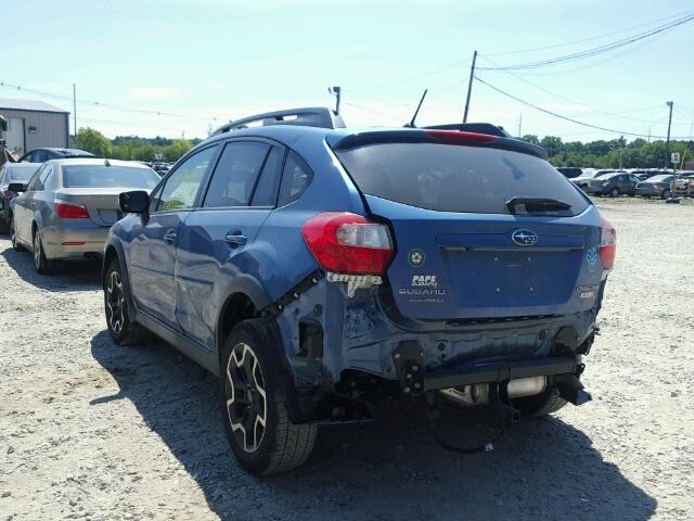 JF2GPABC1GG250213 - 2016 SUBARU CROSSTREK BLUE photo 3