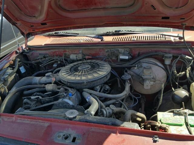 1B7GG66X5KS174221 - 1989 DODGE DAKOTA SPO RED photo 7