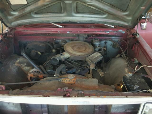 1B7FD14E9BS172741 - 1981 DODGE D-SERIES D MAROON photo 7