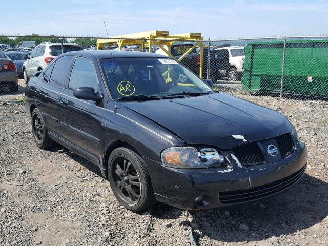 3N1AB51D74L736541 - 2004 NISSAN SENTRA SE- BLACK photo 1