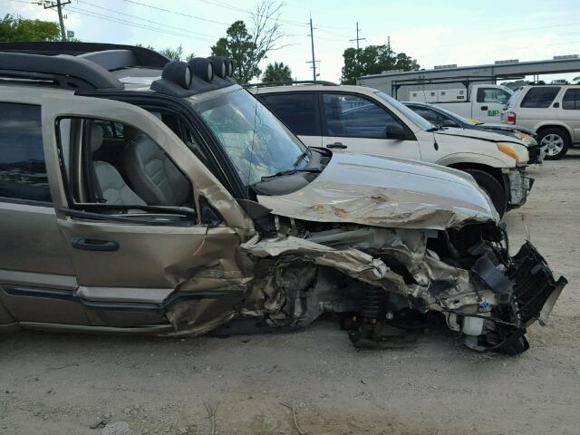 1J4GK38K84W224484 - 2004 JEEP LIBERTY RE TAN photo 10